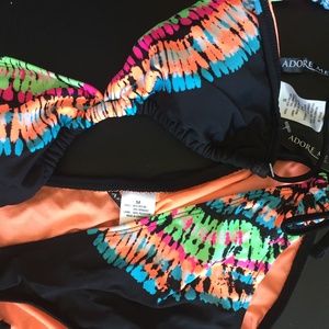 Adore Me Tie Dye Bikini Set S/M